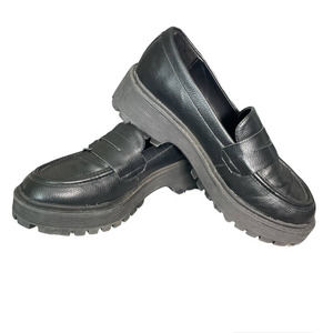 Sincerely Jules 90s Chunky‎ Platform Loafers Black Women’s size 8 W or 8.5 PU
